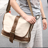 Cross Body Notebook Shoulder Canvas Messenger Bag - 13" Lenght - Serbags - 5