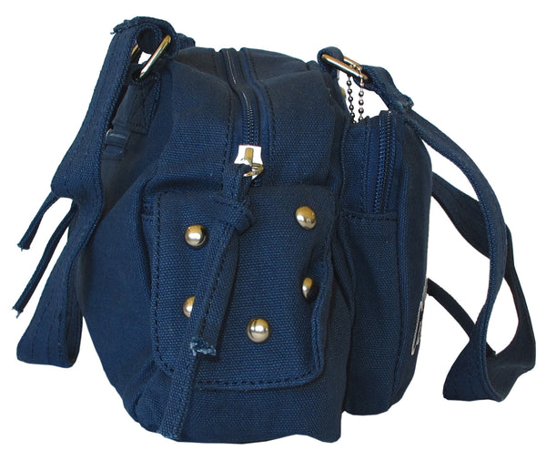 Fashionista Navy Blue Beautiful Handbag for Girls - Serbags - 3