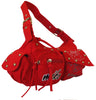 Fashionista Red High-End Canvas Bag - Angle