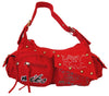 Fashionista Red High-End Canvas Bag - Front