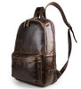 Genuine Leather Laptop School Backpack