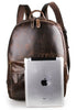 Genuine Leather Laptop School Backpack