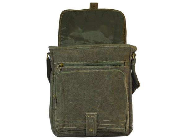 Multi-Pocket Organizer Crossbody Bag - Green - Serbags - 5