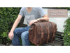 Selvaggio Handmade Rugged Leather Briefcase & Backpack Heavy Duty - Serbags - 12