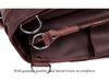 Selvaggio Handmade Rugged Leather Briefcase & Backpack Heavy Duty - Serbags - 8