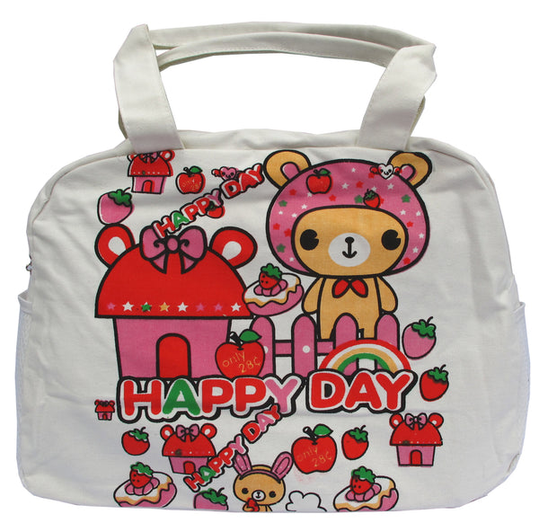 Happy Day Canvas Tote Bag - Serbags - 1