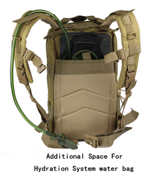Camouflage Outdoor School Hiking Backpack Oxford Cloth Nylon - Serbags - 14