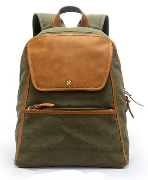 Large School Laptop Backpack Brown