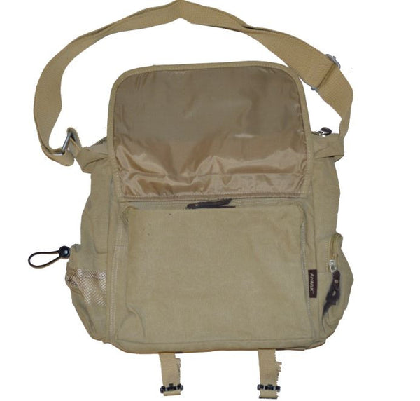 Lightweight Canvas Messenger Bag - Serbags - 2