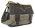 Memphis Urban Style Khaki Canvas Messenger Bag - Angle