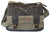 Memphis Urban Style Khaki Canvas Messenger Bag - Front