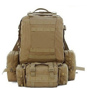 Front view of the Military Hunting Hiking Fishing Outdoor Waterproof backpack by Serbags