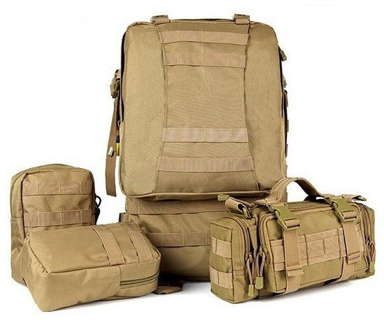 Detachable pouches - Serbags military hiking backpack