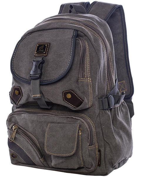 Modern Vintage Fused School Backpack