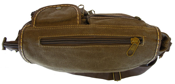 Multi-Pocket Vintage Messenger Bag - Serbags - 5