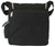 Pirate Skull Design Black Canvas Messenger Bag - Back