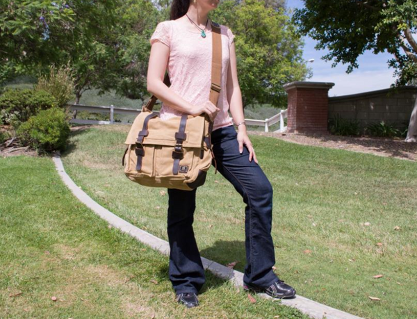 Vintage Canvas Military with Leather Trims - Serbags - 4