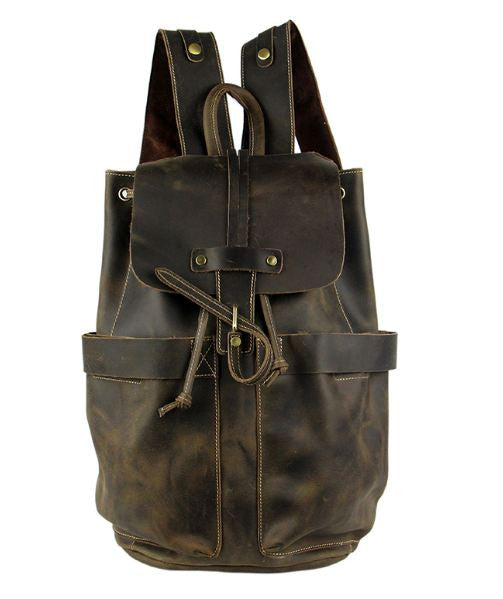 Vintage Leather Rucksack