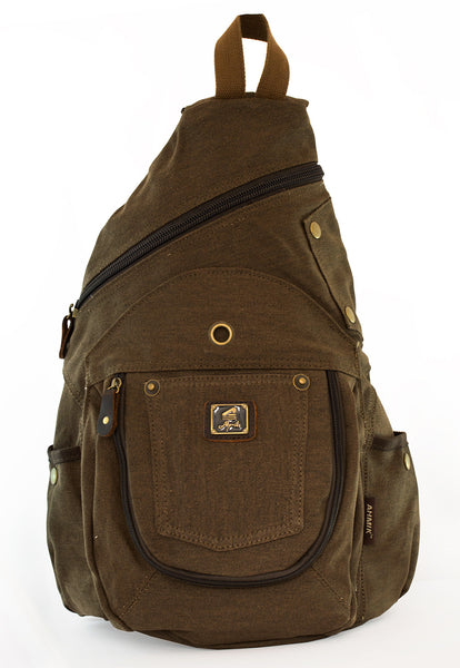 Vintage Sling Canvas Backpack 14