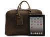 Mens Overnight Bag Leather Travel Holdall - Serbags - 4