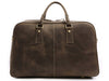 Mens Overnight Bag Leather Travel Holdall - Serbags - 8
