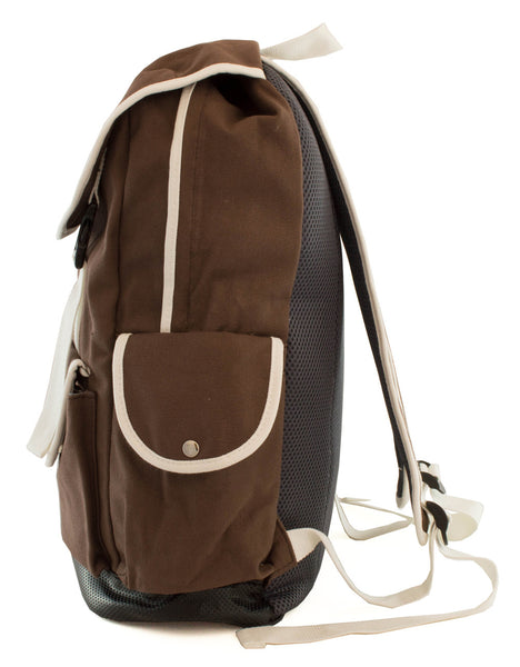 Canvas Backpacks for Girls - Brown