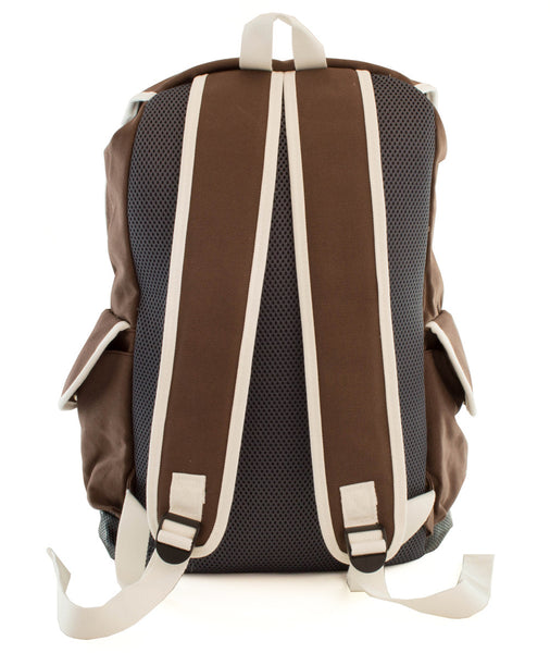 Canvas Backpacks for Girls - Brown