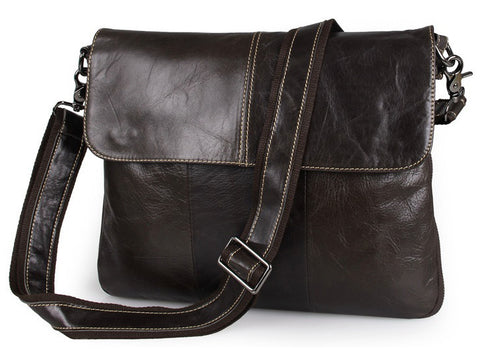 Black Leather Shoulder Bag