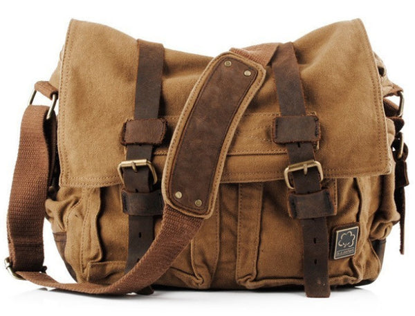 brown messenger bag