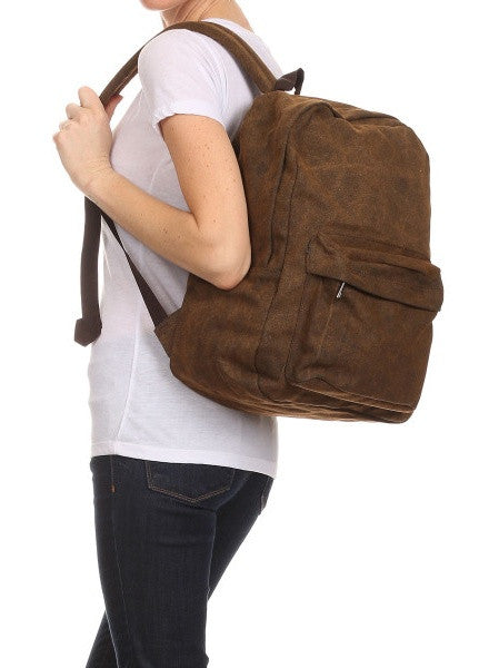Classic Backpack with Front Pocket