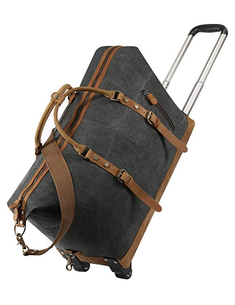 canvas rolling duffle bag