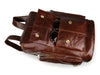 Multi Pocket Leather Backpack