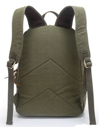 Large School Laptop Backpack Army Green