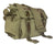 Khaki Army Messenger Bag Angle View
