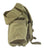 Khaki Army Messenger Bag Side View