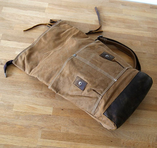 Retro Style Premium Canvas Rucksack Old-Fashioned