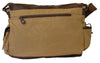 Large Waxed Travel Canvas & Leather Messenger Bag - 17" Laptop - Serbags - 10