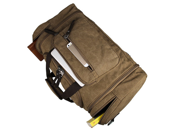 Large Weekender Canvas Duffle Bag