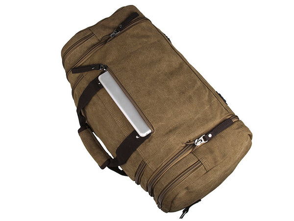 Large Weekender Canvas Duffle Bag