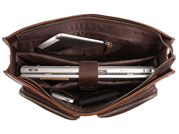 Laptop Leather Briefcase