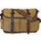 Large Waxed Travel Canvas & Leather Messenger Bag - 17" Laptop