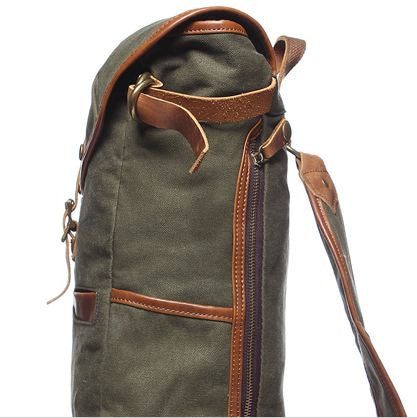 Army Green Casual Student Outdoor Laptop Backpack