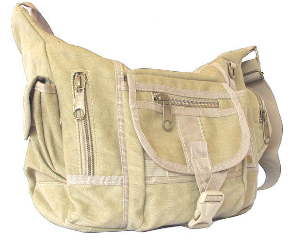 Multi Pocket Shoulder Crossbody Diaper Bag - Serbags - 2