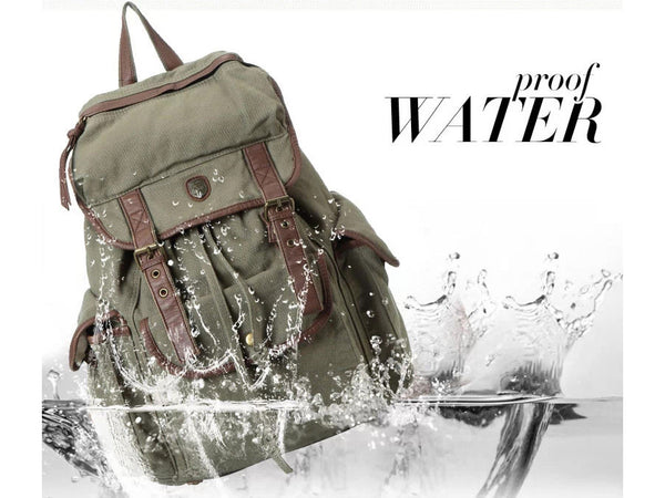 Waterproof Canvas Backpack by SerBags