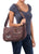 Brown Laptop Cross Body Canvas Messenger Bag