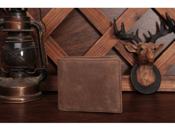 Slim Wallet Genuine Leather Vintage - Serbags - 14