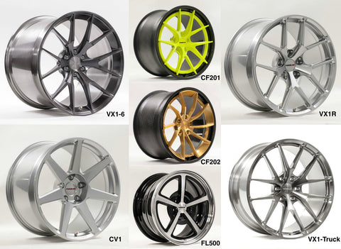 2017 Forgeline New Wheels! VX1-6, CV1, VX1R, VX1-Truck, CF201, CF202, FL500