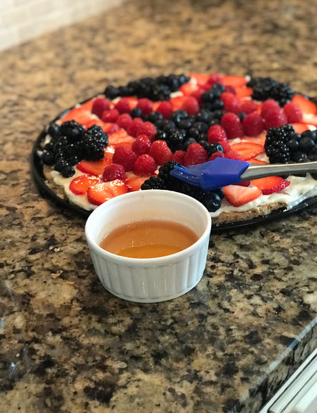 Fruit pizza for 4th of July