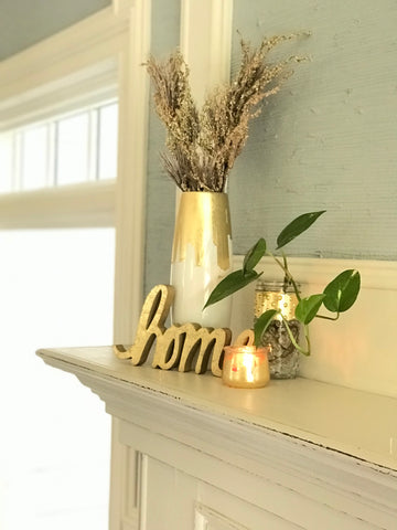 Gold Leaf Vase How To