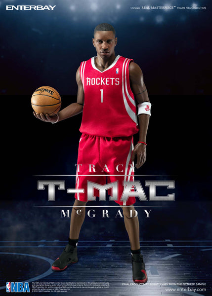1/6 Basketball Star Tracy McGrady Male Head Carving Head Model F 12" Action Figu